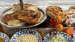 Stollen-Schnecken mit Eierlikör