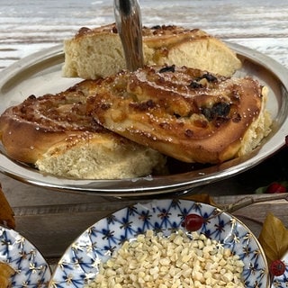 Stollen-Schnecken mit Eierlikör