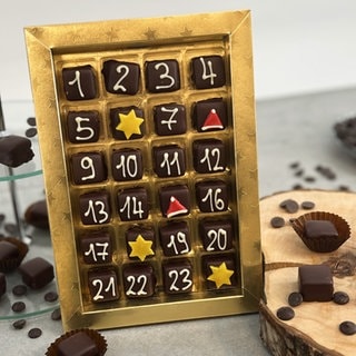 Dominosteine als Adventskalender