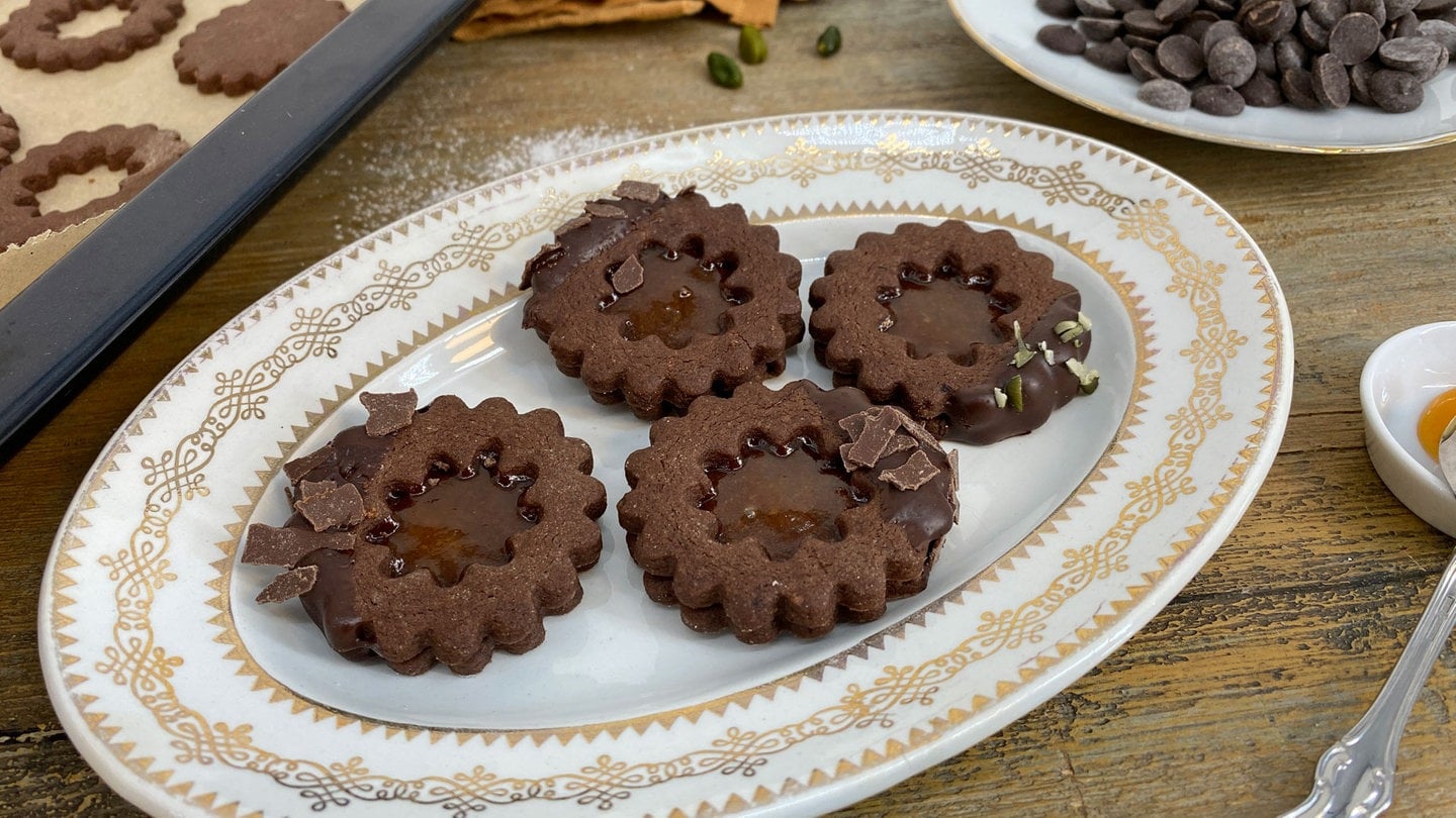 Plätzchen Sacher-Art