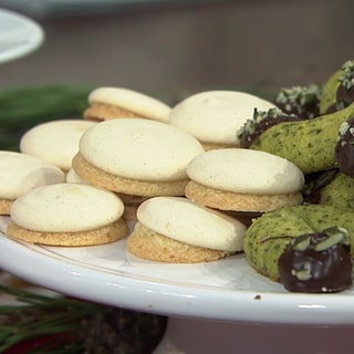 Anisplätzchen und Plätzchen Sacher Art