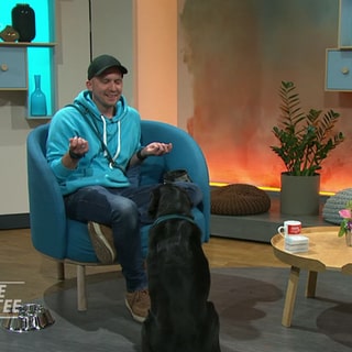 Pascal Bähr mit Hund