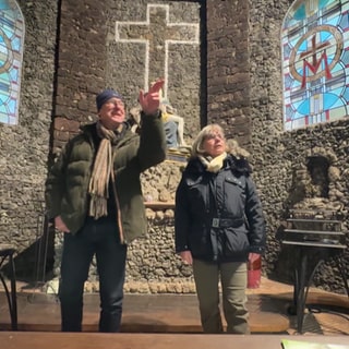 Markus Bundt und Dame in Kirche