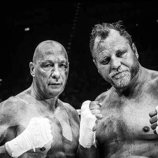 Boxer Uwe Hück und Francois Botha