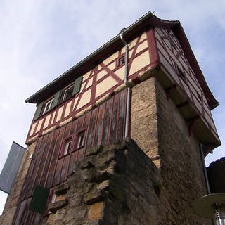 Stadtturm in Creglingen - in dem Turm ist eine Ferienwohnung