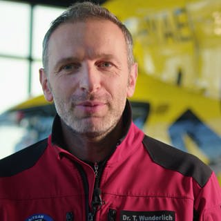 Dr. Thomas Wunderlich ist Notarzt im Rettungshubschrauber „Christoph 22“