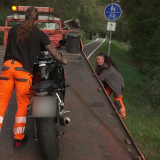 Unterwegs mit dem Abschleppdienst