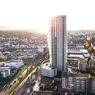 Hochhaus in Fellbach - wird der Schwabenlandtower zur millionenschweren Bauruine?