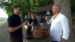 Axel Gagstätter besucht das Weingut Weihbrecht in Bretzfeld