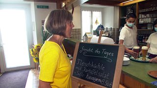 Annette Krause im Gasthaus Linde in Tengen