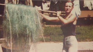 Foto von der Fischerin Edith aus den 80er-Jahren