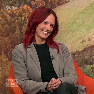 Tanja Höschele im Studio