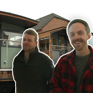 Zwei Freunde, die Lahn und ein wahrer Handwerkertraum: Max Schupp und Simon Nink bauen sich zwei Hausboote.