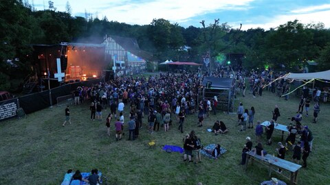 Das Hoflärm Festival im Westerwald.