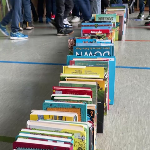 Leseaktion an Grundschule in Nittel