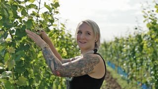 Winzerin Shanna Reis aus dem rheinhessischen Aspisheim.