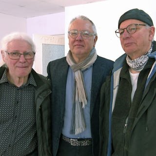 Helmut Faber (l.), Klaus Reiß (m.) und Arnold Maiwald eröffnen im Ruhestand einen Second-Hand-Plattenladen