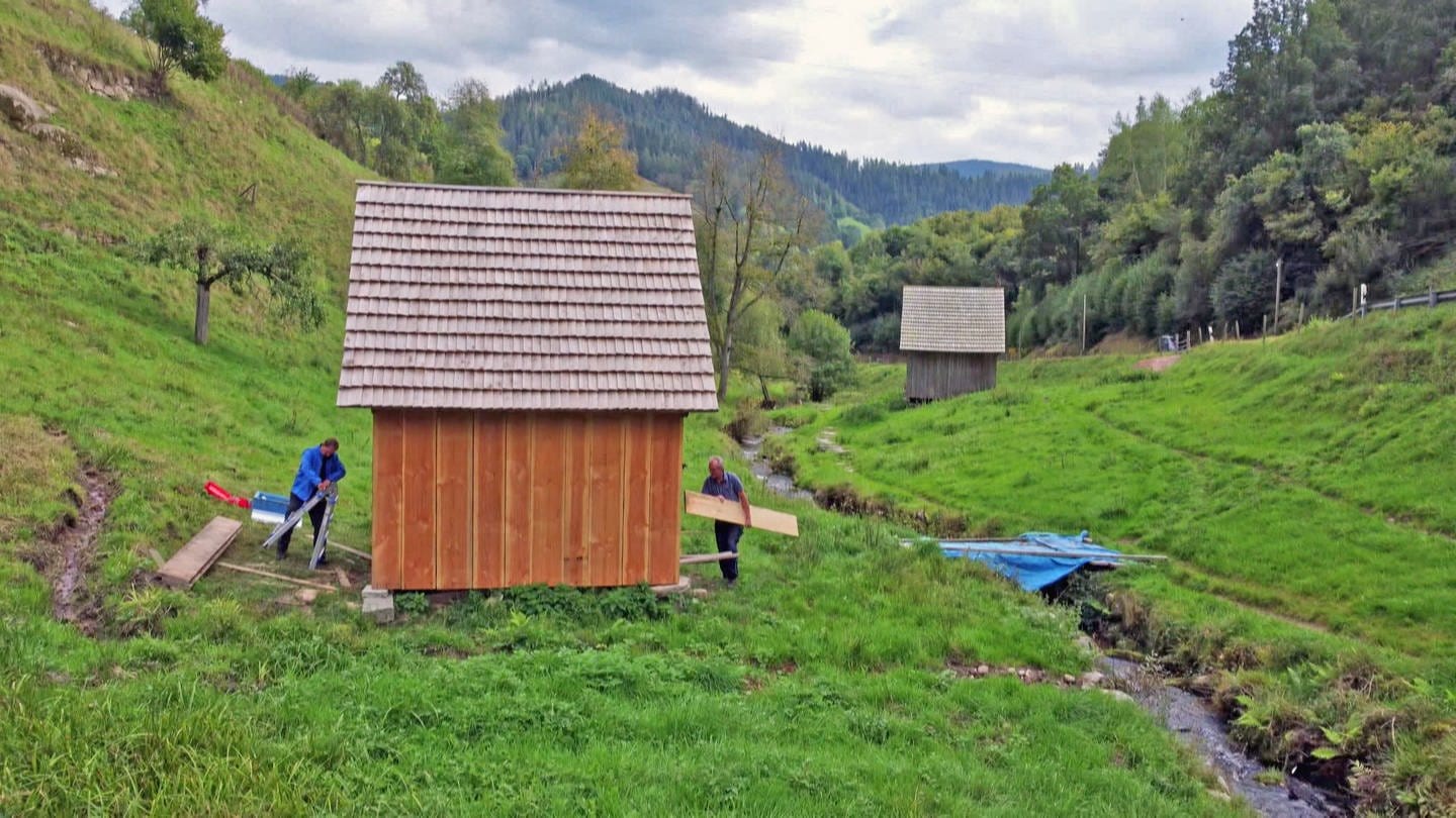 Heuhütten im Schwarzwald