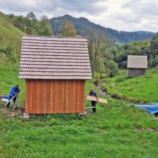 Heuhütten im Schwarzwald