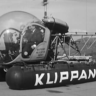 Landesschau Retro: Hubschrauber auf dem Dach 1962