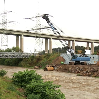 Neue Brücke über die Ahr in Bad Neuenahr-Ahrweiler