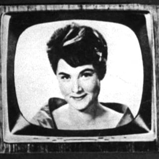 Landesschau Retro: Fernsehansagerin im Jahr 1962