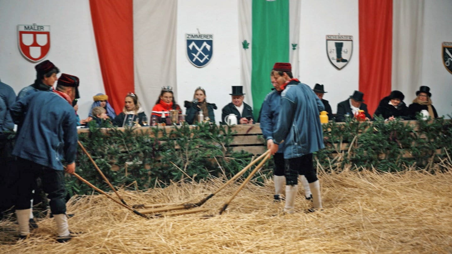 Dreikönigsdreschen in Westhofen