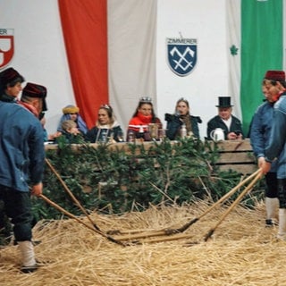 Dreikönigsdreschen in Westhofen