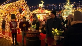 Der "Little Britain"-Weihnachtsmarkt in Vettelschoß.