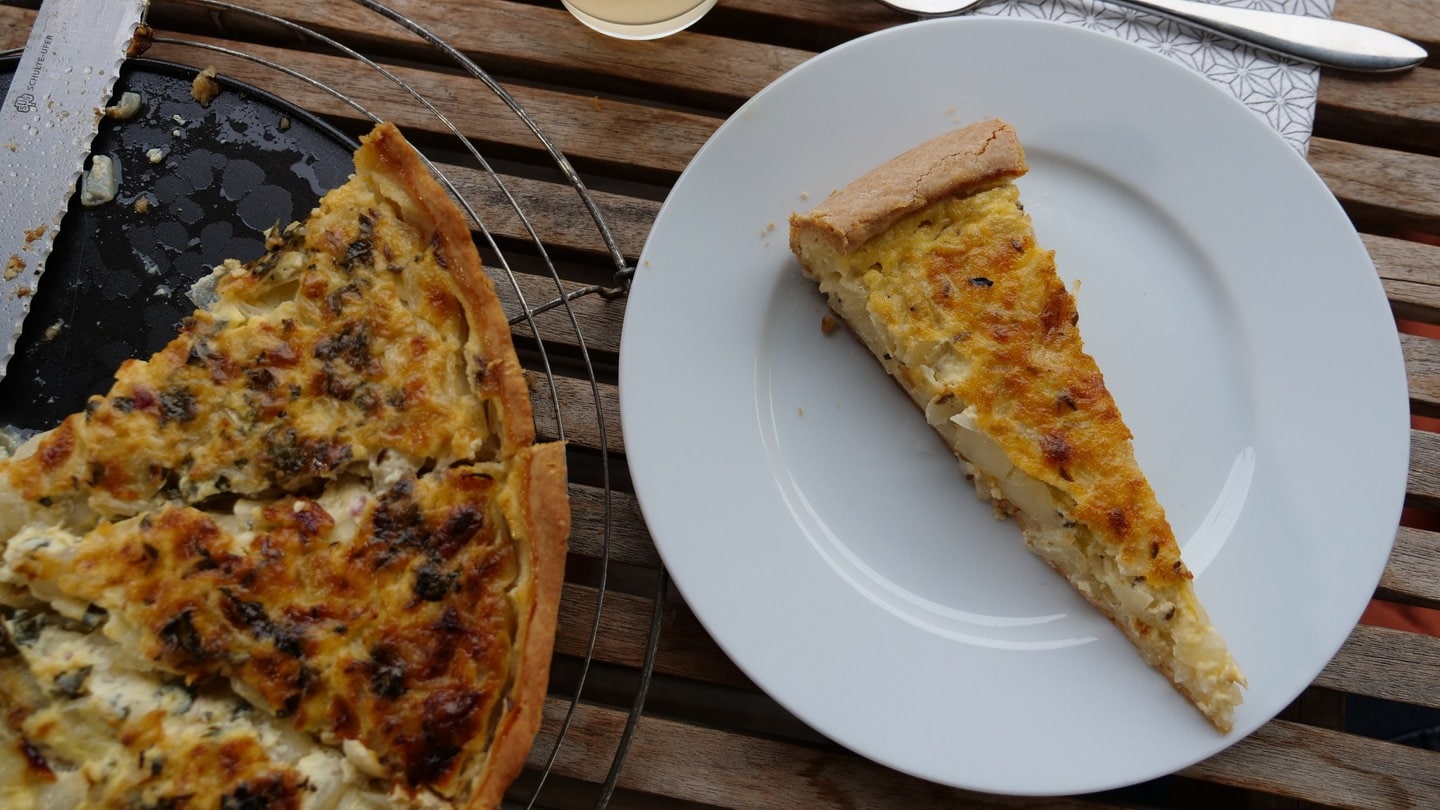 Schwäbischer Zwiebelkuchen aus Neuffen