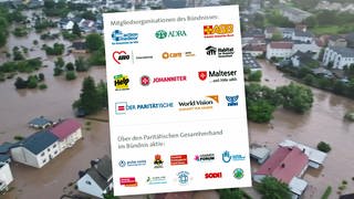 Spenden für die Hochwasseropfer, die an Hilfsorganisationen oder Bündnisse wie "Aktion Deutschland hilft" und das "Aktionsbündnis Katastrophenhilfe" gingen, verteilen das Geld an die vielen Partnerorganisationen vor Ort, wie das Deutsche Rote Kreuz oder die Malteser. 