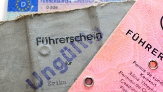 Alte und aktuelle deutsche Führerscheine