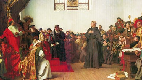 Martin Luther auf dem Reichstag in Worms 1521