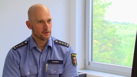 Thomas Sinner von der Polizeiinspektion 3 in Mainz