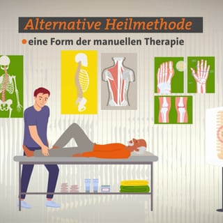 Chiropraktik ist eine Form der manuellen Therapie.