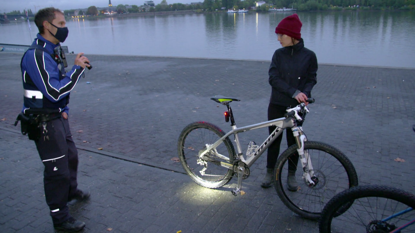 Auf die Fahrradleuchten achten