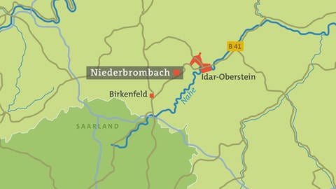 Niederbrombach - Karte