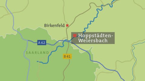 Hoppstädten-Weiersbach - Karte