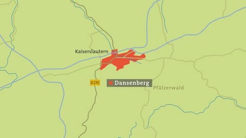 Dansenberg - Karte