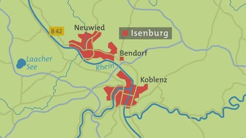 Hierzuland Isenburg, Kartenansicht