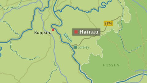 Hainau Karte