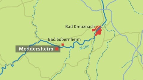 Meddersheim - Karte