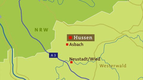 Karte Hussen 