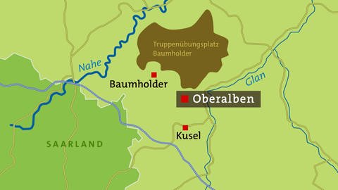 Karte Oberalben