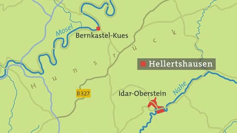 Hierzuland Hellertshausen, Karte