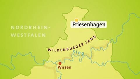 Karte Friesenhagen
