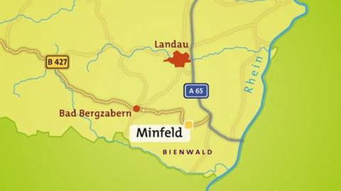 Karte Minfeld