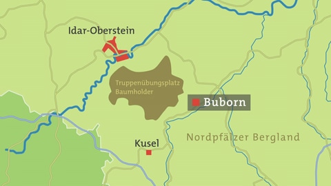 Hierzuland Buborn, Karte