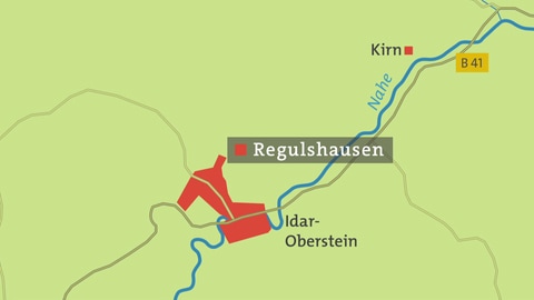 Hierzuland Regulshausen, Karte