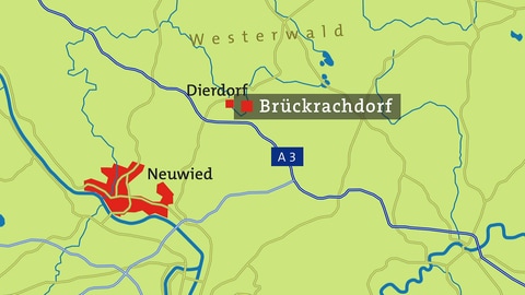 Hierzuland Brückrachdorf Karte